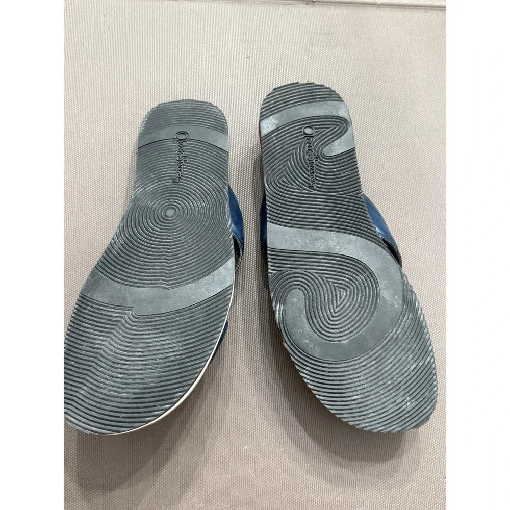 Oliver Sweeney‎ Whitestone Leather House Sandals Slides Navy EU 43 Men's 10